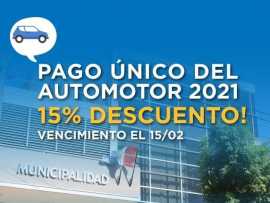 Pago único del Automotor 2021