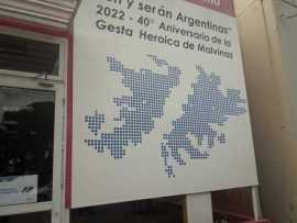 Expo de Malvinas en la Casa de la Cultura