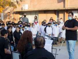 La Banda en la Escuela José de San Martín