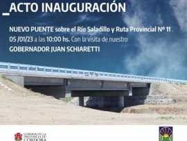 INAUGURACIÓN DEL NUEVO PUENTE DEL RÍO SALADILLO