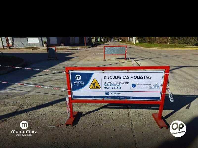 Bacheo en calle Buenos Aires