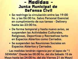 Medidas - Junta Municipal de Defensa Civil