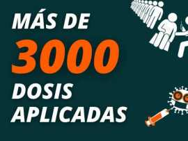 Más de 3000 Dosis Aplicadas