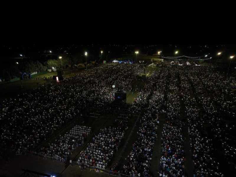 Organización del tránsito rn una noche multitudinaria