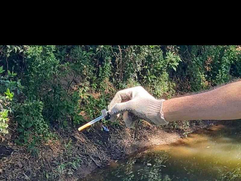 Se colocaron larvicidas en desagë de acceso norte