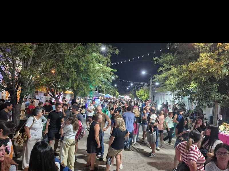 Exitosa convocatoria en la peatonal