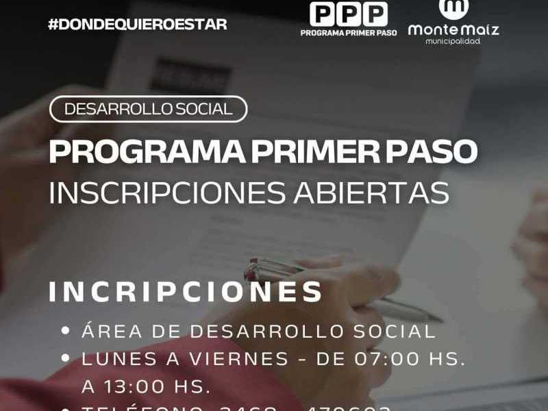 Inscripciones abiertas para los PPP