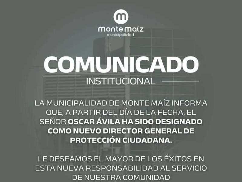 Nueva designación en Protección Ciudadana