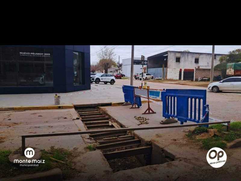 Readecuación de desagüe en B° Monterrey