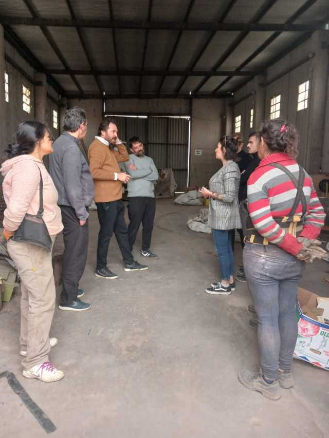 Visitas de Funcionarios de Nación a la Planta de reciclado