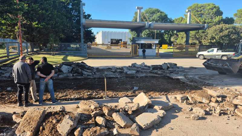 Repavimentación en calle Misiones