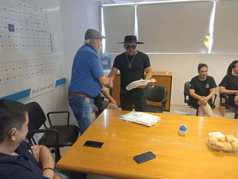 Sabalza y su agradecimiento a Monte Maíz