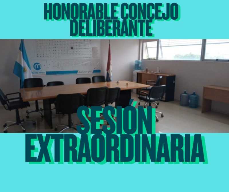 Convocatoria a sesión extraordinaria