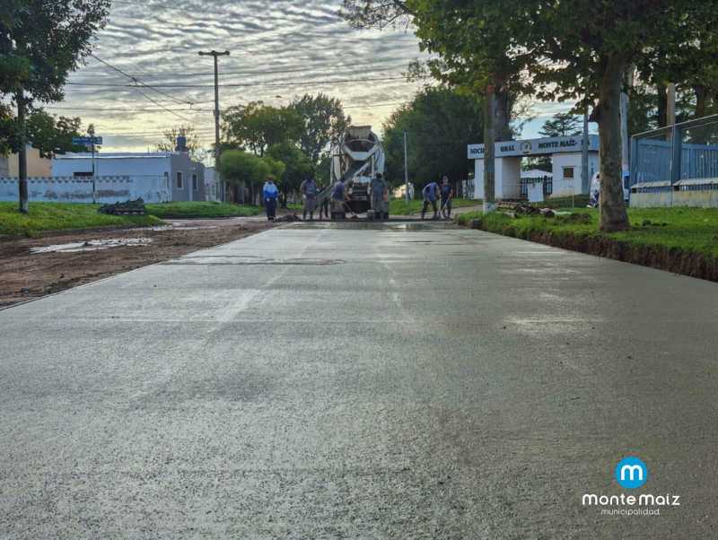 Avances en repavimentación de calle Misiones